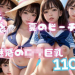 夏のビーチで出会った魅惑のロリ巨乳110枚こんなの射精不可避w
