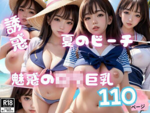 夏のビーチで出会った魅惑のロリ巨乳110枚こんなの射精不可避w