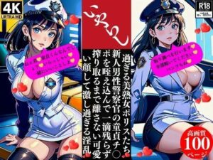 いやらし過ぎる美熟女ポリスたち 新人男性警察官の童貞チ〇ポを咥え込んで一滴残らず搾り取るまで離さない可愛い顔して激し過ぎる淫乱もうたまらんw
