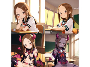 からかい上手の高〇さん  悪堕ち快楽堕ち 今夜のオカズに！！