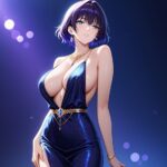 巨乳銀髪モデルと紫髪美女がカメラマンとホテルで中出し撮影会【4K】【400枚収録】エロすぎるやろ...