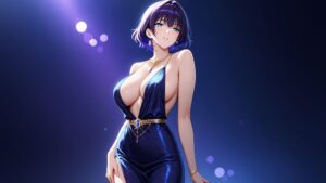 巨乳銀髪モデルと紫髪美女がカメラマンとホテルで中出し撮影会【4K】【400枚収録】エロすぎるやろ...