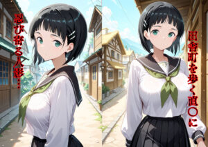 ただ歩いていただけなのに・・・ 直〇編 こんなの射精不可避w