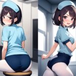 ブルマー姿の看護婦さん、入院中お世話になりました 今夜のオカズに!!