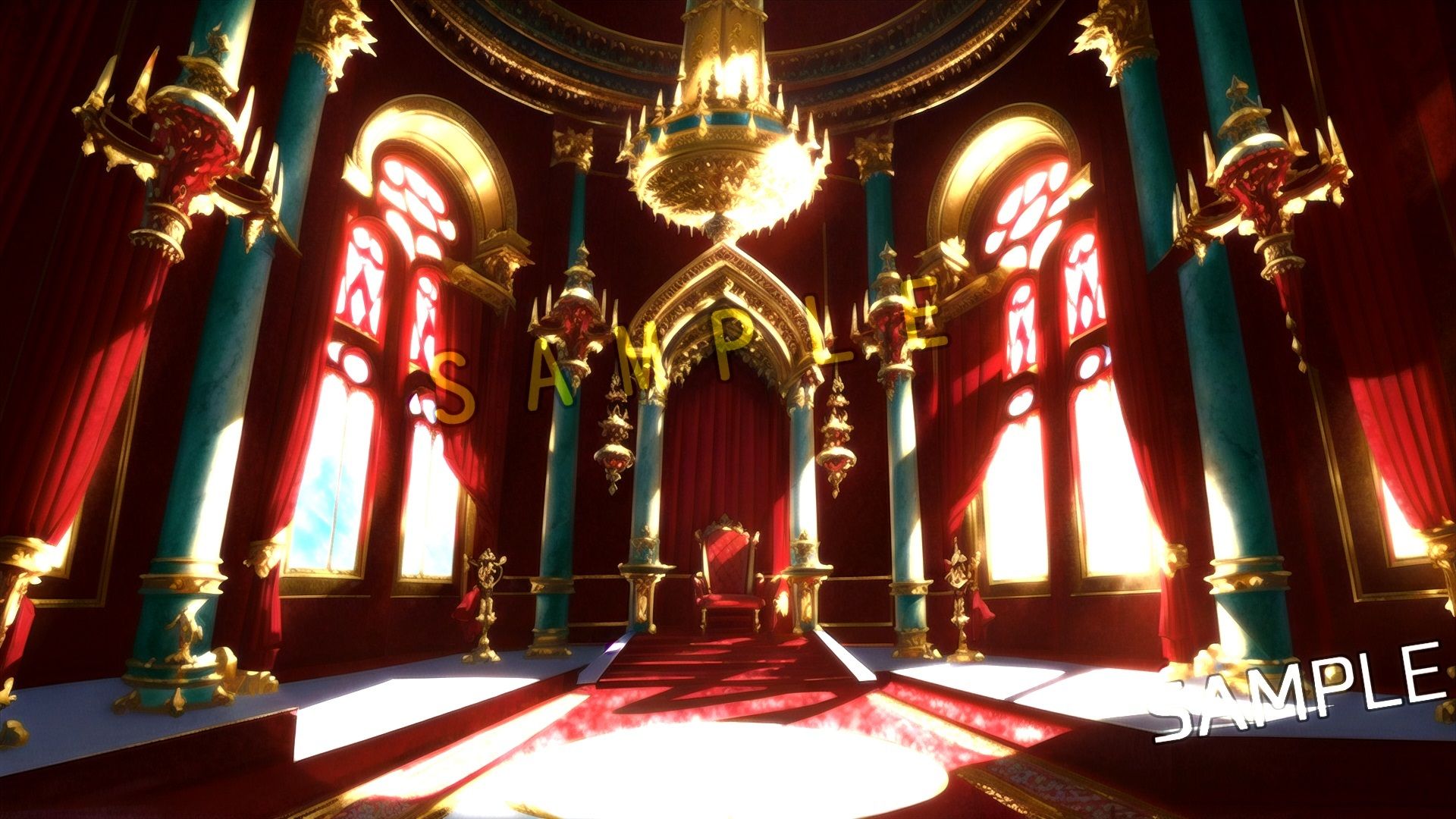 ファンタジー背景素材全12種 こんなの射精不可避w
