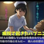 病院で起きたハプニング!看護師さんに勃起してるのを見られてしまい、、今夜のオカズに!!