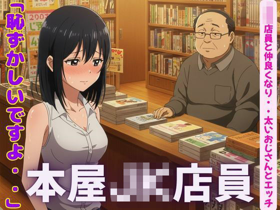 本屋のJK店員と仲良くなり、太いおじとセックスしまくるエロすぎるやろ...