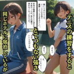 【500枚】大人にタメ口なテニス少年が実は少女だったので【日焼け美少女と中年男の一週間限りのセックスの記録】【パイパンロリ】 今夜のオカズに!!