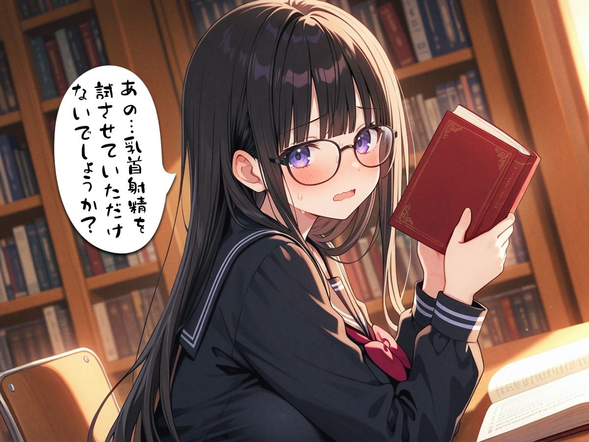 委員長は乳首射精に興味津々〜官能小説好きなむっつりスケベな委員長に乳首開発されちゃった〜 今夜のオカズに!!