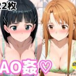 SAO姦(はーと)アスナ・スグハ編 こんなの射精不可避w
