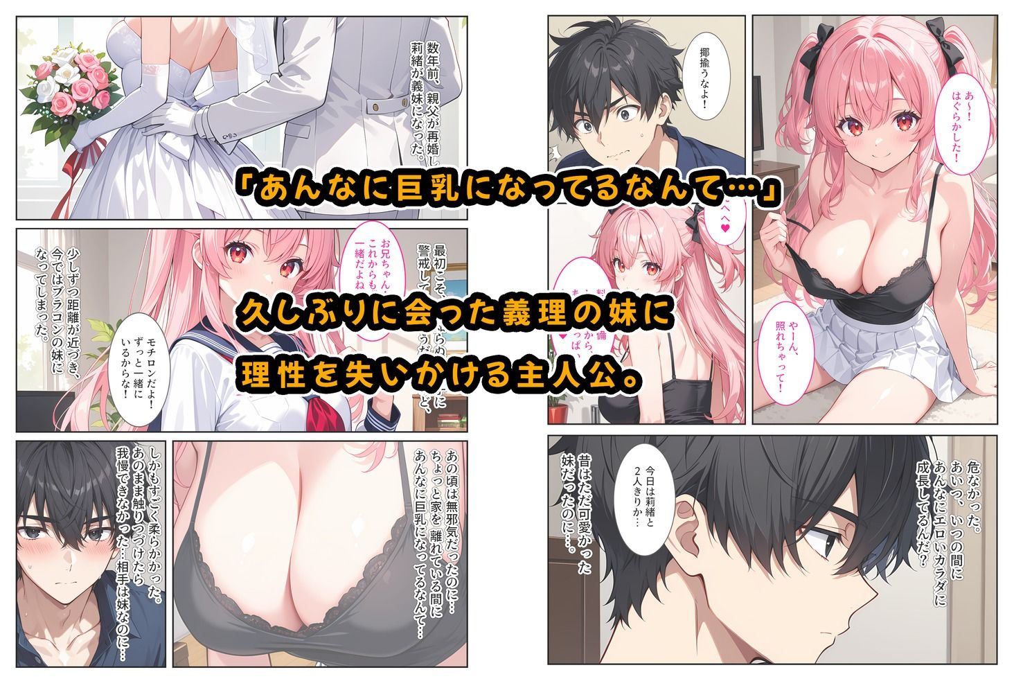 爆乳サキュバスの妹に精液を搾り取られてます! 今夜のオカズに!!