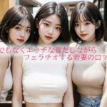 とんでもなくエッチな音だしながらフェラチオする若妻の口マンコ 今夜のオカズに!!