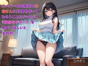 【お気軽小説】スーパーのお惣菜のお姉さんに料理を作ってもらうことになったら、『特別なデザート』を食べてほしいと言われ… こんなの射精不可避ｗ