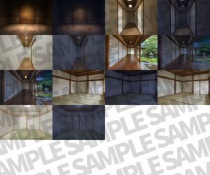 和風家/和室背景パック52枚【TRPG背景素材/CoC/ゲーム素材背景イラスト】【昼夜照明夜差分】 こんなの射精不可避w