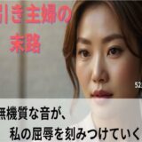 【シニア恋愛】「万引き主婦の末路」〜無機質な音が、私の屈辱を刻みつけていく〜52歳由美【官能朗読】 今夜のオカズに！！