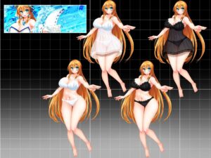 【立ち絵素材】水の巫女 おすすめ作品!!