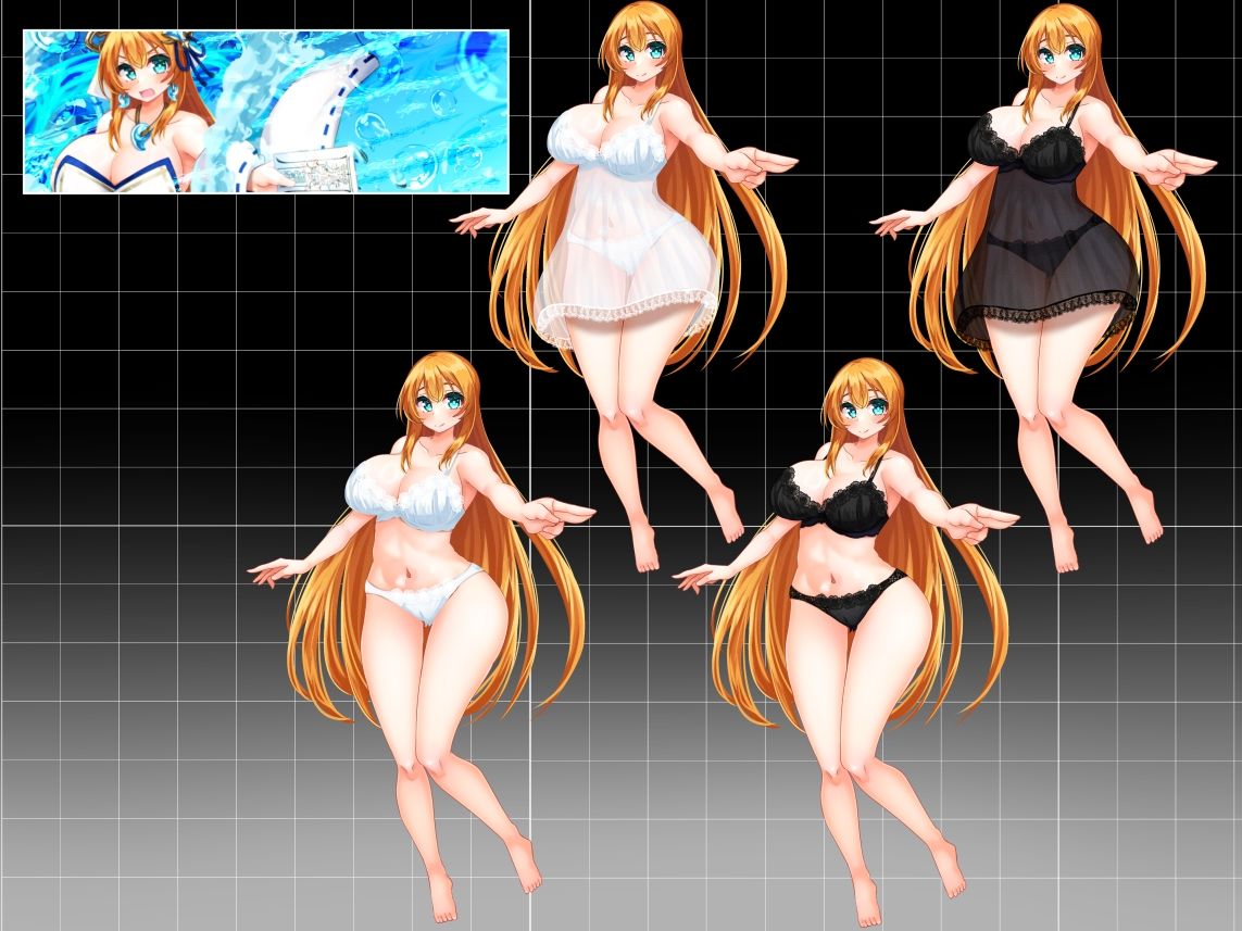 【立ち絵素材】水の巫女 おすすめ作品!!