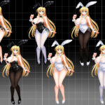 【立ち絵素材】カラーバニーガール エロすぎるやろ...