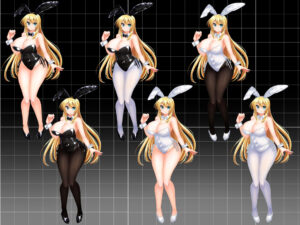 【立ち絵素材】カラーバニーガール エロすぎるやろ...