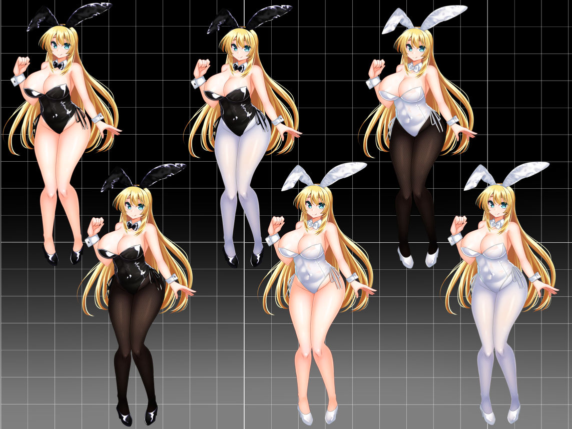 【立ち絵素材】カラーバニーガール エロすぎるやろ...
