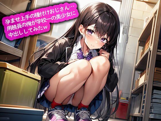 孕ませ上手の種付けおじさん…用務員の俺が学校一の美少女に中出ししてみたw こんなの射精不可避w
