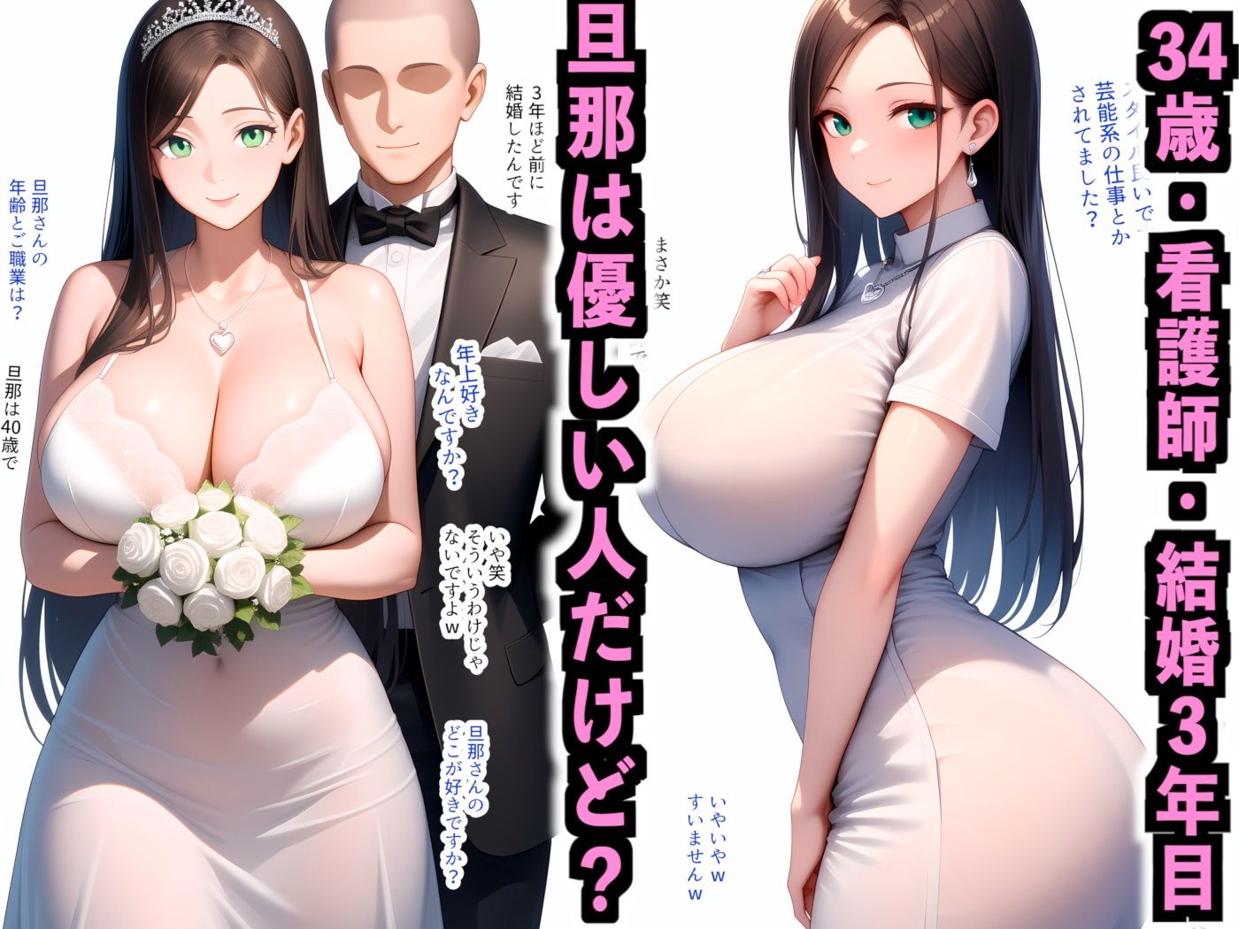 美人妻に街頭インタビューしたらエロい話題にノリノリになったのでデカチン見せて寝とった話 こんなの射精不可避w