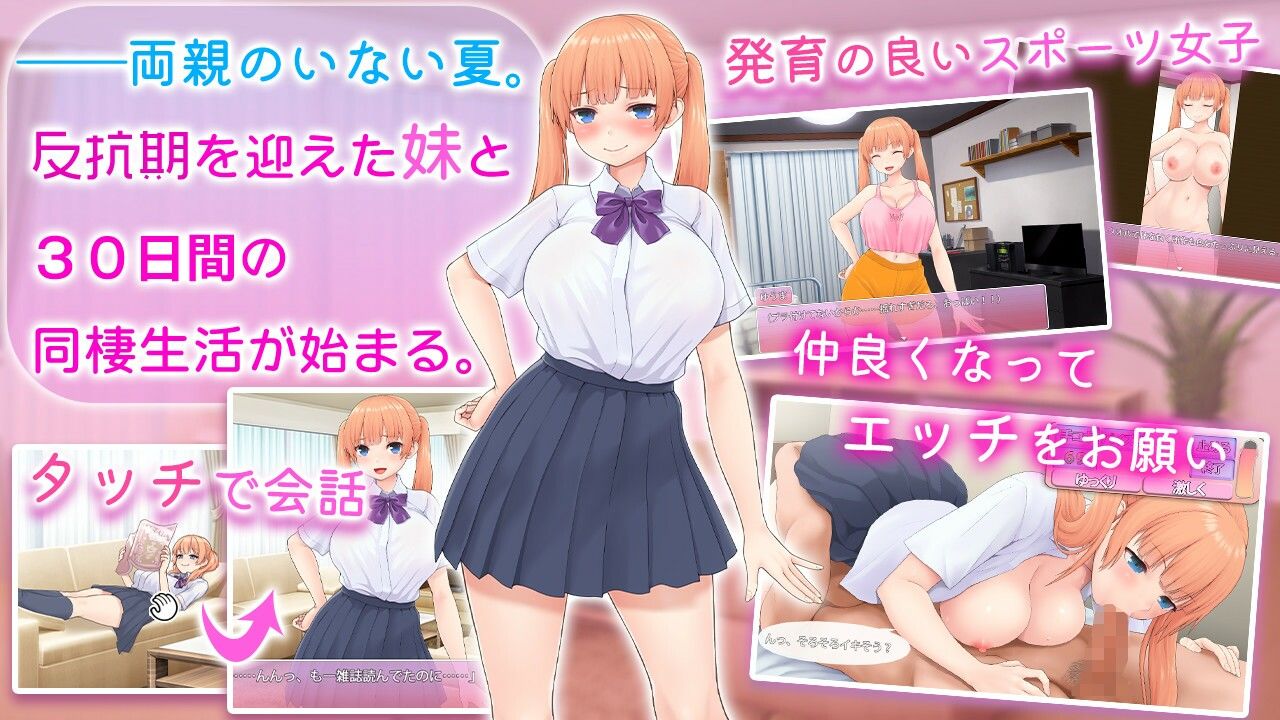ツンな妹をデレ堕とす!! 〜二人で暮らす30日間〜 今夜のオカズに!!