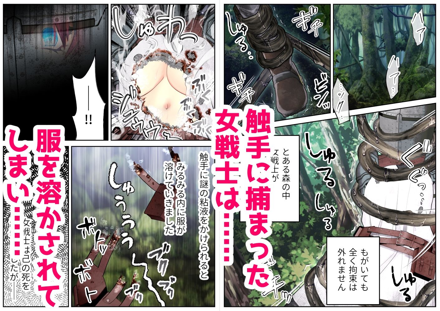 女戦士、触手に開発調教される おすすめ作品!!