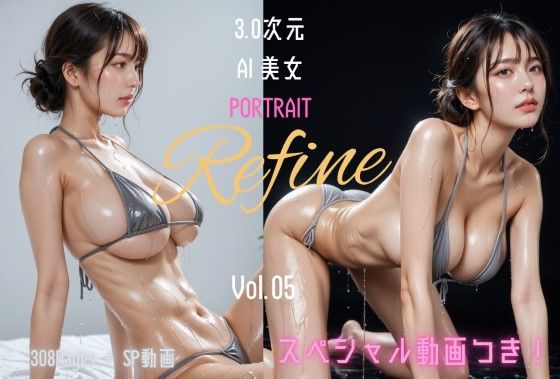 3.0次元AI美女 PORTRAIT Refine VOL.05 AI SEX ポーズ集 おすすめ作品!!