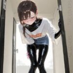 ラバースーツと仕込みローター|Silent Vibrations in Shiny Skin【238枚+24秒movie】 エロすぎるやろ...