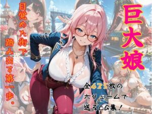 巨大娘、目覚めた街で踏み出す第一歩。 今夜のオカズに!!