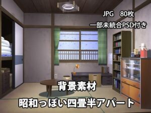 背景素材 昭和っぽい四畳半アパート エロすぎるやろ...