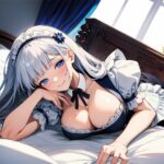 甘やかしすぎな爆乳メイドの密着癒やし性活…とろとろ耳舐め手コキで蕩けるおまんこ生えっち こんなの射精不可避w