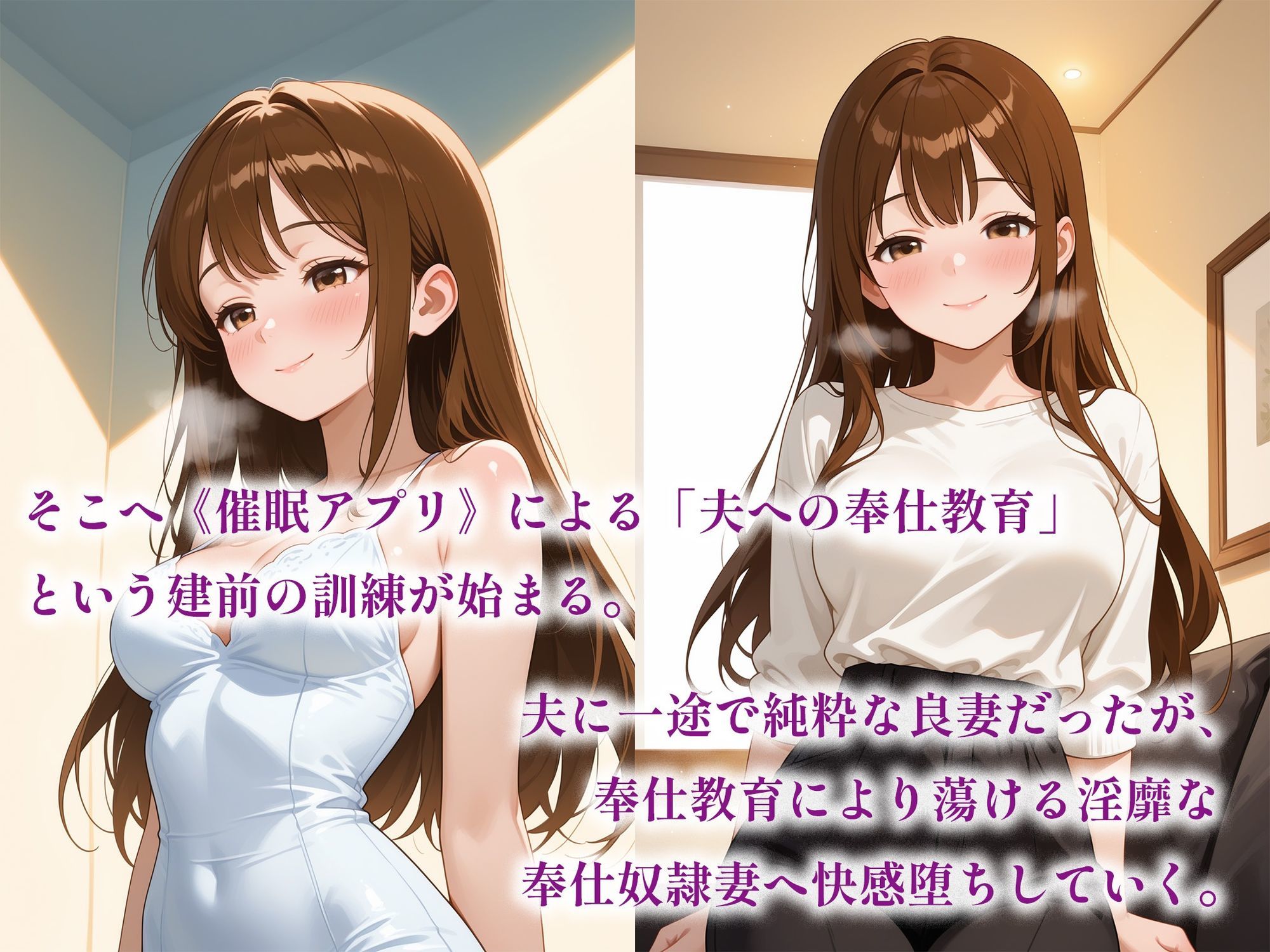 催●アプリで堕ちる清楚系人妻 〜純白の貞淑妻が快感奉仕奴●へ堕ちるまで〜 こんなの射精不可避w