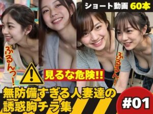 たぷんっ…無防備すぎる人妻達の誘惑胸チラ集 #1 おすすめ作品!!