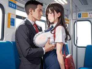 巨乳美女が男性専用車両に乗ったら 絶頂の渦に引き込まれる!
