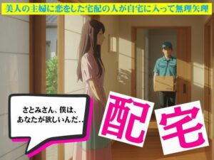 主婦に恋した宅配員は無理矢理家に入ってSEXしてしまう物語 エロすぎるやろ...