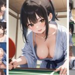 温泉旅館で卓球して汗かいてそのままHする女の子 こんなの射精不可避w