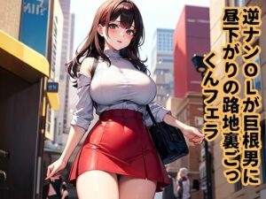 逆ナンOLが巨根男に昼下がりの路地裏ごっくんフェラ こんなの射精不可避w