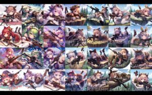 萌え系美少女ファンタジーイラスト素材集「スナイパー」 絶頂の渦に引き込まれる!