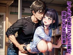 ワイルド店長にコンビニ裏で寝取られる巨乳妻 絶頂の渦に引き込まれる!