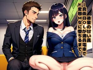 後輩の甘い罠〜真面目OLが満員電車でド変態M女に堕ちるまで〜 エロエロSEX!!