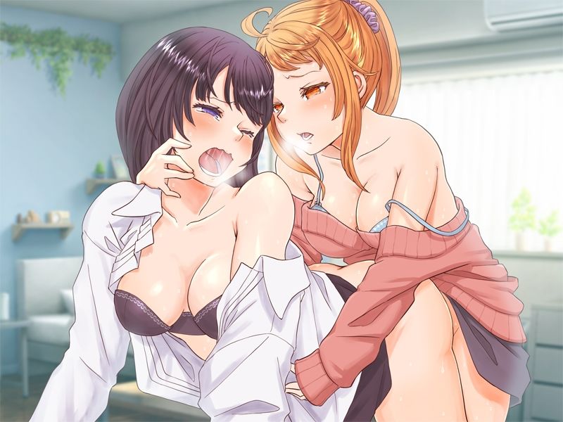 【百合・連続絶頂】大好きな先輩に酔った勢いで交尾ごっこ!【オホ声】 おすすめ作品!!