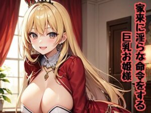 家来に淫らな命令をする巨乳お姫様 こんなの射精不可避ｗ
