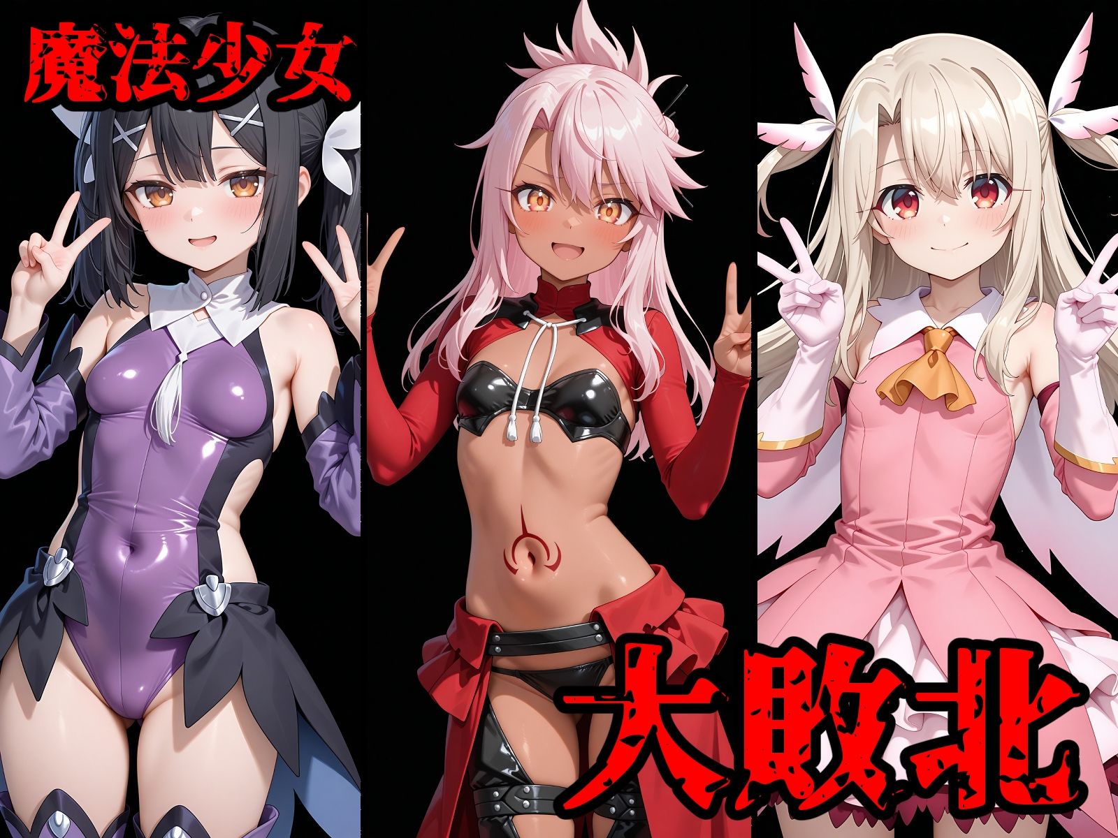 完全敗北ヒロインズ イ○ヤ ク○エ 美○ 屈服するまでが魔法少女だ 絶頂の渦に引き込まれる!