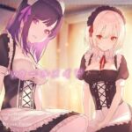 Wクールメイドの焦らし×寸止めオナニーサポート エロすぎるやろ...