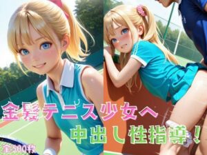 金髪テニス少女へ中出し性指導! 究極のプレイwww
