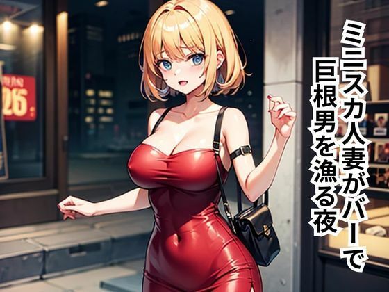 ミニスカ人妻がバーで巨根男を漁る夜 絶頂の渦に引き込まれる!